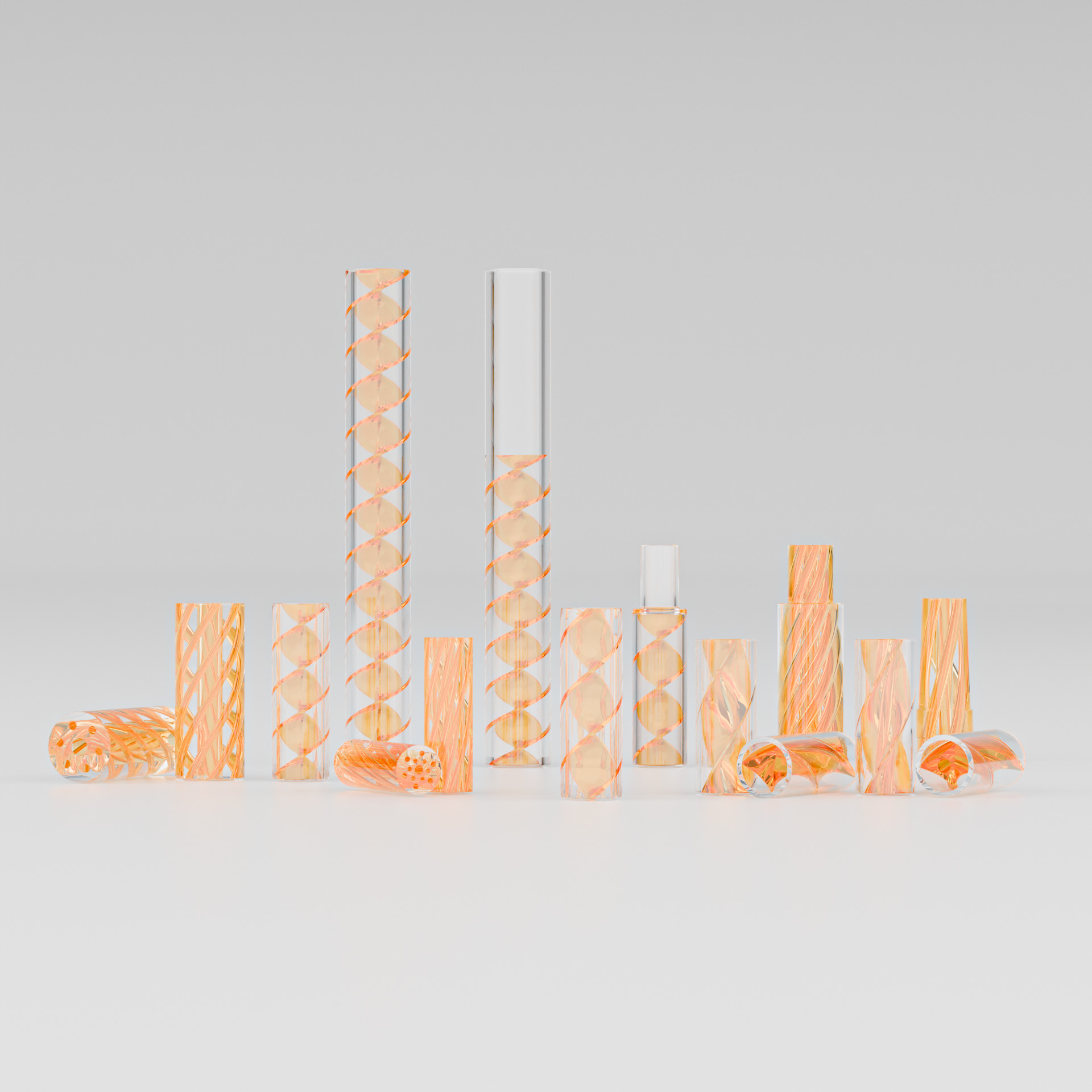 10mm glass smoking filter tips